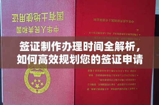 石家庄签证制作办理时间全解析，如何高效规划您的签证申请流程